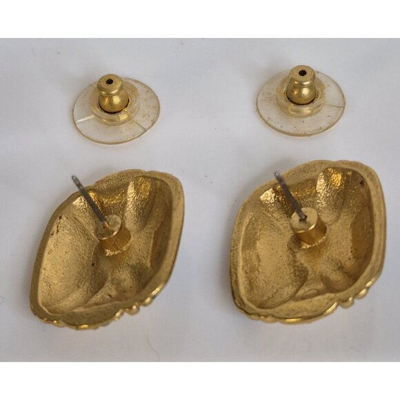 KJL for Avon Kenneth Jay Lane Duchess of Windsor Earrings! - Picture 6 of 6